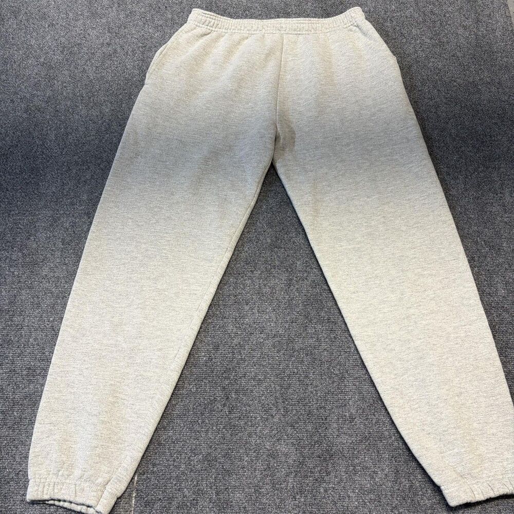 Foot Locker Pants Mens 33 Gray Fleece Sweatpants Elastic Waist Jogger Pockets